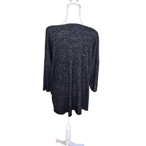 Philosophy Womens Soft Quarter Sleeve Over Size Embellished Pocket Sweater L - Picture 2 of 4